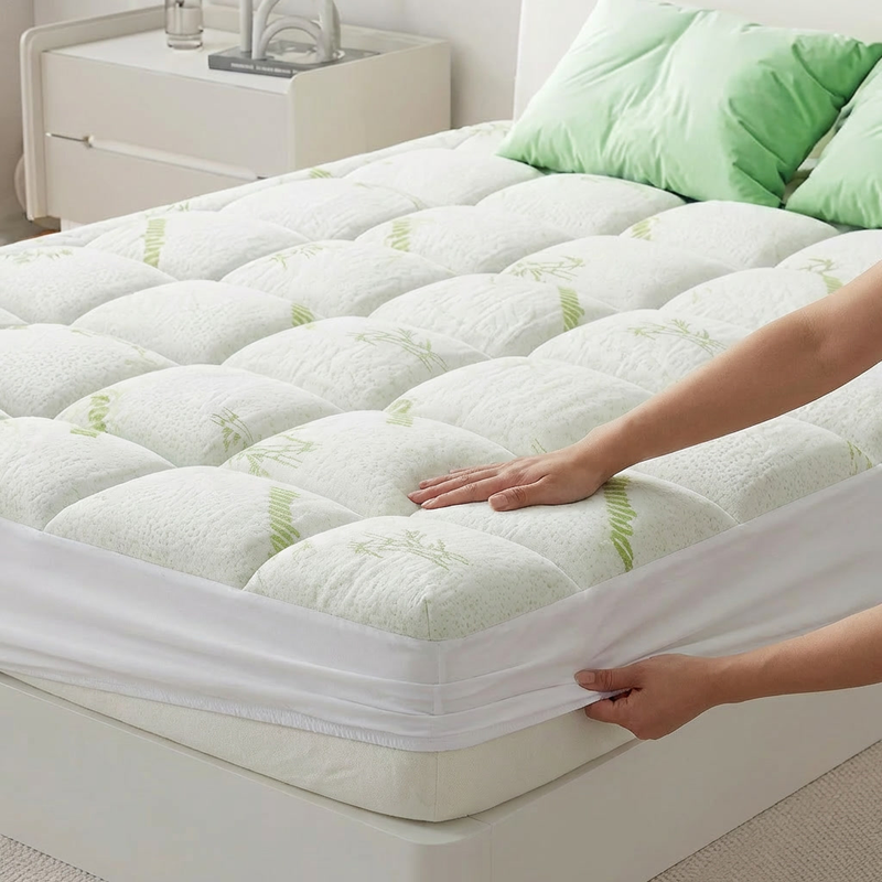 Fits Over Your Existing Mattress in Seconds