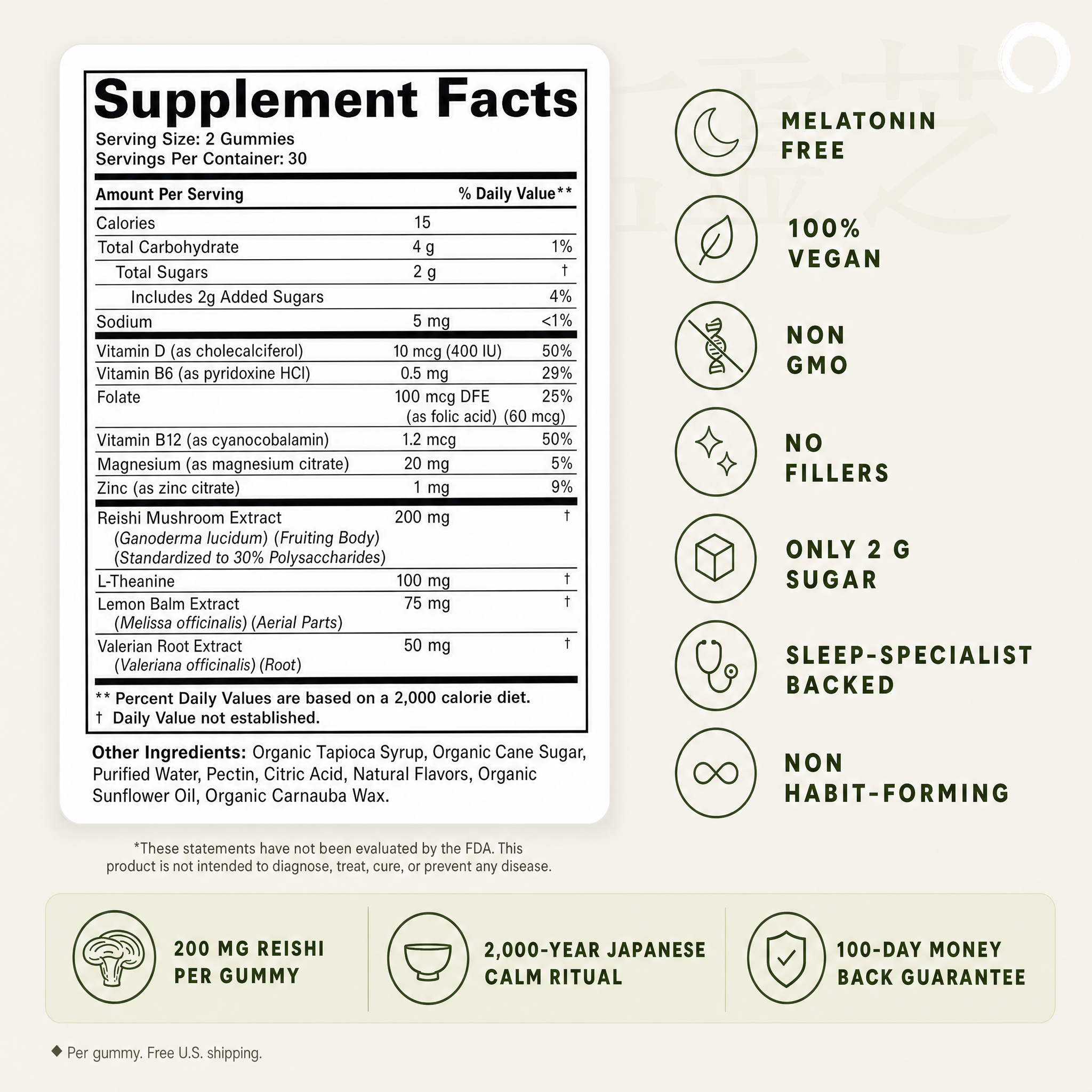 Reishi Relax Gummies